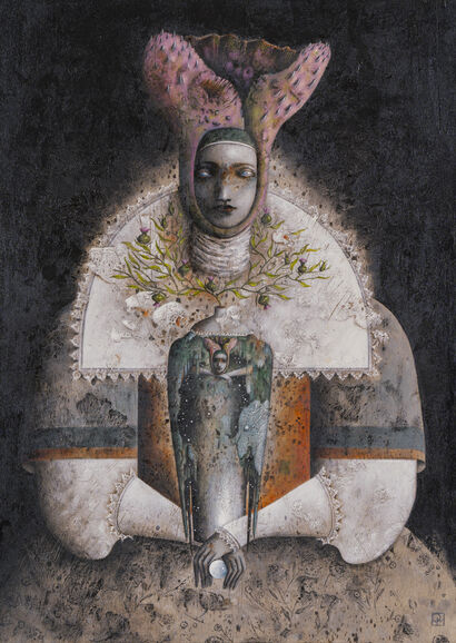 La veggente OcchioLuna - a Paint Artowrk by octavia monaco
